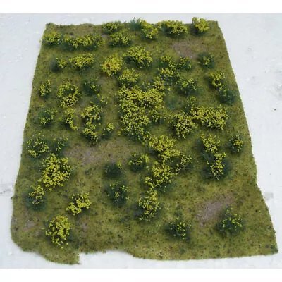 JTT Miniature Tree - Flowering Meadow Mat -- Yellow 5 X 7   12.7 X 17.8cm Sheet • $7.96