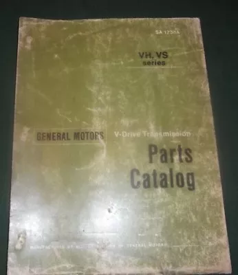 $24.99 • Buy General Motors Gm V-drive Allison Transmission Vh Vs Series Parts Manual Book