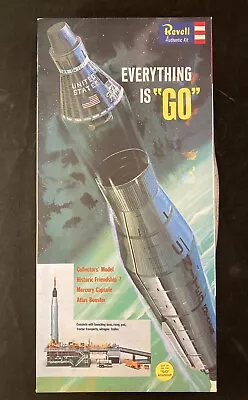REVELL Everything Is “Go” Friendship 7 Mercury Capsule & Atlas Booster Model Kit • $23