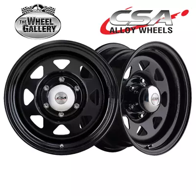 CSA Ranger Steel 16x7 6/139.7 30P Black Set Of Steel Wheel Wheels • $476