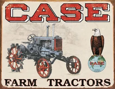 Tin Signs Case Farm Tractors Reproduced From Authentic Vintage Advertising USA • $16.99