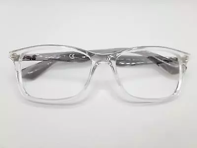 Ray-Ban 7047 Mens Rectangular Eyeglasses Frames - Clear/Gray 56□17-145 • $35.95