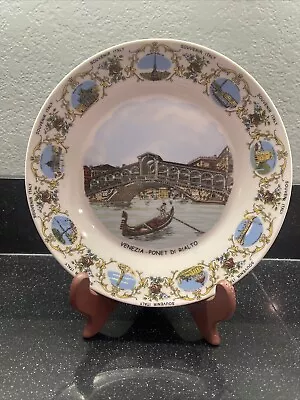 Vintage Collectible Plate Venezia Ponte Di Rialto - Italy  • $15