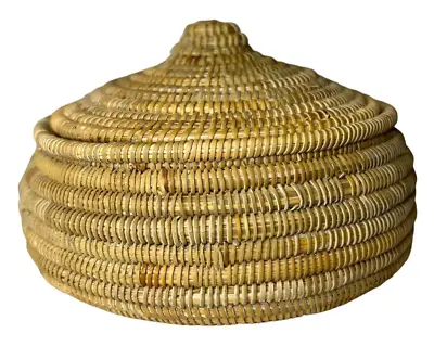 KUMEYAAY Kumiay Diegueno CA Lidded Mission BASKET Olga Montes Native Baja • $79