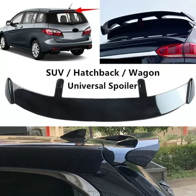 Universal Fit For Mazda 5 12-17 Tailgate Roof Spoiler Roofline Wing ABS Black • $86.49