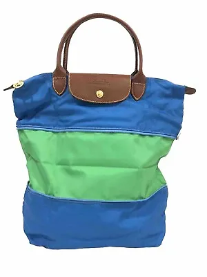 LONGCHAMP *LE PLIAGE* Extendable Tote *RARE COLOURS* Made France Vtg. Expandable • $128.36