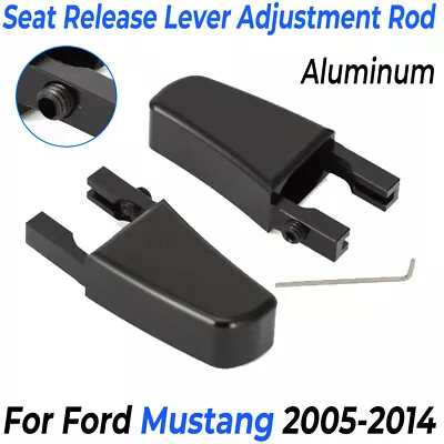 2x Billet Aluminum Seat Release Lever Adjustment Rod For Ford Mustang 2005-2014 • $17.99