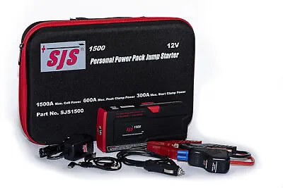 Sjs Jump Starter & Power Pack 1500a - 4.2l Diesel 7.0l Petrol • $269
