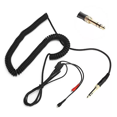 Headphone Coiled Cable With Adapter For HD25/HD560/HD540/HD REL • £11.57