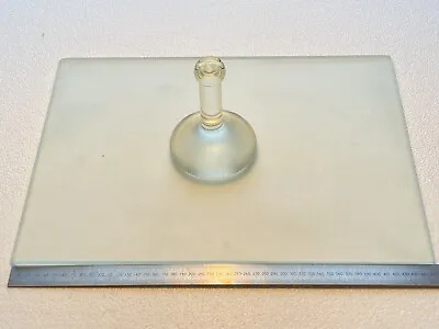 GLASS MULLER LARGE 110MM OD WITH LARGE 10mm GLASS GRINDING PLATE NEW UNUSED • £84.99