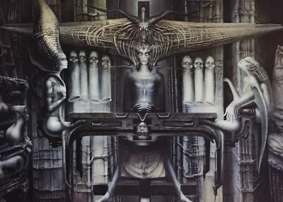 £15.99 • Buy HR GIGER POSTER WALL ART - CHOOSE SIZE - FRAMED OPTION F