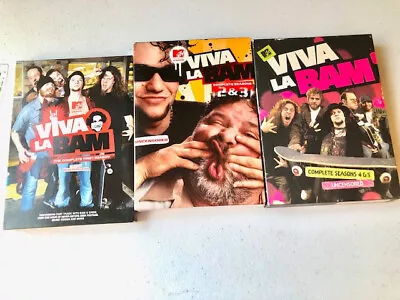 Viva La Bam Complete MTV DVD Series Season 1 2 3 4 5 Margera Uncensored Jackass • $125