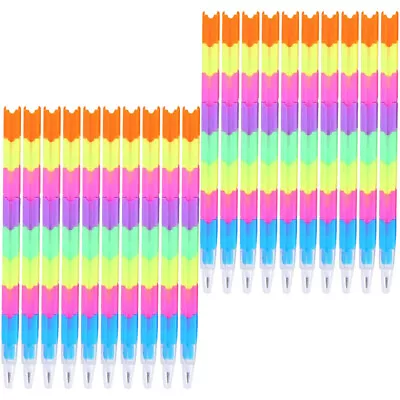  20 Pcs Colorful Pencils Art For Kids Writing Funny Toddler Child Stationery • £8.99