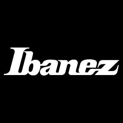 Ibanez Guitar Logo Vinyl Decal 3  4  5  6  7  8  9  Sticker • $3.99