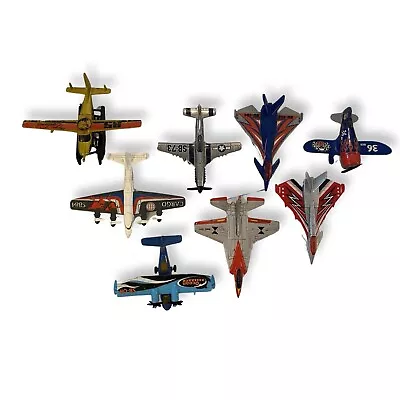 Vintage Die Cast Matchbox Toy Jet Plane Aircraft Lot Of 8 Diecast Vehicles 2001 • $32.13