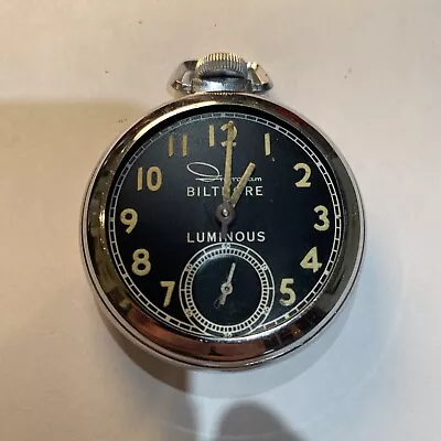 Early  Ingraham  Antique Pocket Watch Runs Some For Repair • $14.95