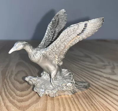 Peter Sedlow 1991 Masterworks Pewter 3” Figurine Duck Goose Pheasant Fowl • $17.78