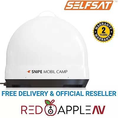 Selfsat SNIPE Mobil Camping Single Or Twin LNB Portable Mobile Satellite Dish • £899.99