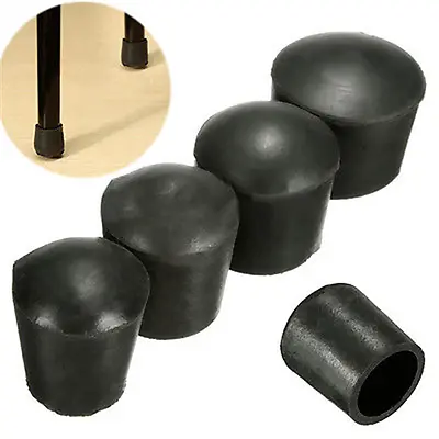4pcs Rubber Chair Ferrule Anti Scratch Furniture Feet Leg Floor Protector Caps • £2.64