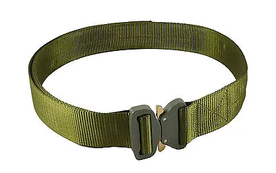 UKOM Austrialpin Cobra Buckle Green Lightweight Essential Belt ( 100% UK Made • £60