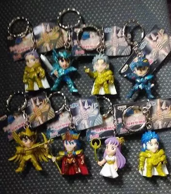 Saint Seiya Myth Cloth Keychain Figure Lot Set 8 Banpresto Athena Complete Set   • $107.10