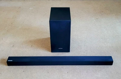 £110 • Buy Samsung HW-R450 Wireless 200W DTS Cinema Bluetooth Soundbar Subwoofer - Boxed