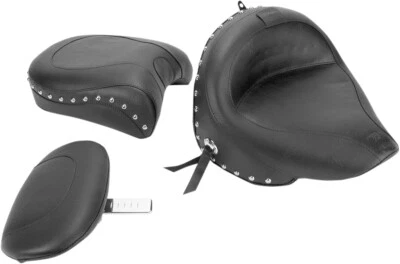 $1025 • Buy Yamaha XVS1100 V-Star 1100 Classic 00-11 Seat W/BR 2pc/Chrome Studs By Mustang
