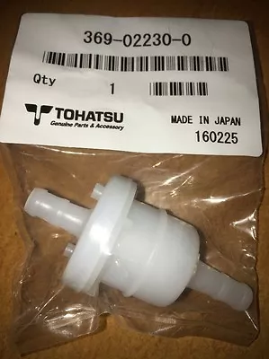 Genuine Tohatsu In-Line Outboard Fuel Filter 4HP - 30HP 369-02230-0 • £12.75