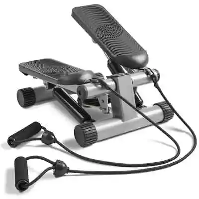 Sunny Health Fitness Mini Stepper Exercise Machine Stair Equipment W/ Bands LED • $60.99