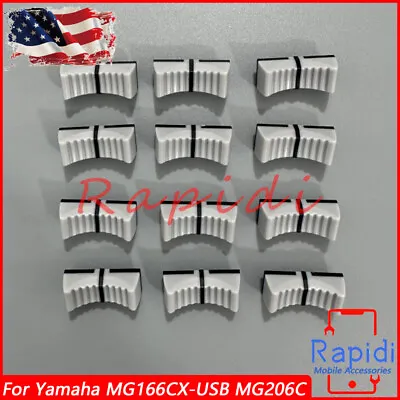 12Pcs New Slide Fader Knob Cap Gray For Yamaha MG166CX-USB MG206C Hole 4mm • $14.35