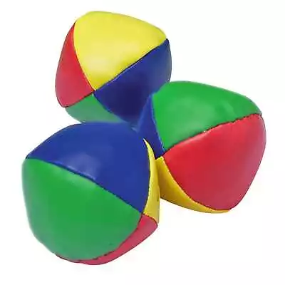 Coloured Juggling Balls Circus Carnival Clown Party Games Favours Pack Of 3 • $6.99