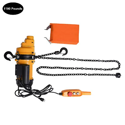 1/2Ton Electric Chain Hoist 1100Lb 13Ft Lifting Chain Wired Remote Control • $410