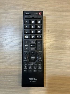 $5.59 • Buy New TV Remote Control CT-90325 For Toshiba 50L2200U 37E20 22AV600 32C120U