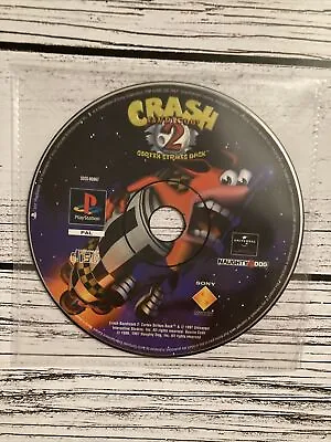 Crash Bandicoot 2 Cortex Strikes Back- PlayStation 1 PS1 Black Label - DISC ONLY • £11.99