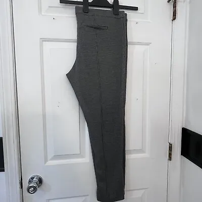 Merona Womens 14 Grey Houndstooth Stretch Extensible Slacks Dress Pants Target • $11.99