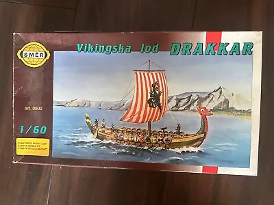 SMER 0902 VIKINGSKA Lod DRAKKAR Model Viking Ship Kit  1:60 Scale In Sealed Bags • $29.99