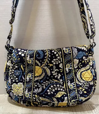 Vera Bradley Ellie Blue Elephants Convertible Crossbody Bag Retired 2013 • $18