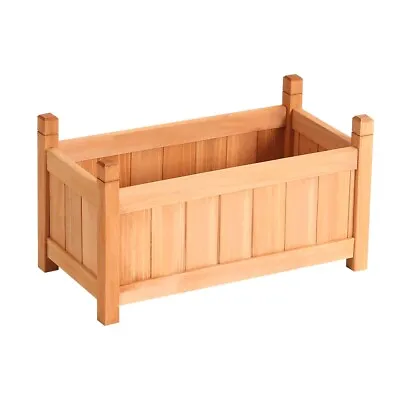 Greenfingers Garden Bed 60x30x33cm Wooden Planter Box Raised Container Growing • $33.95