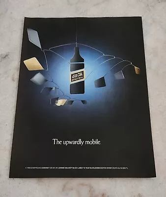 Vintage Magazine Print AD - Johnny Walker Black Label 1988 • $25.98