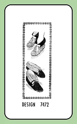 Quilted Cuffed Soft SLIPPERS S-M-L Mail Order Design 7472 Vintage Sewing Pattern • $7.99