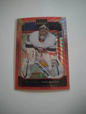 Semyon Varlamov | Base Set Red Surge #122 | 2021-22 O-Pee-Chee Platinum Hockey • $0.99