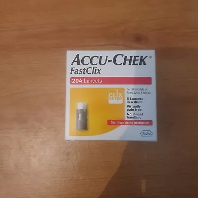 Accu-Chek Fastclix 204 Lancets Expiry 2026 • £9.99