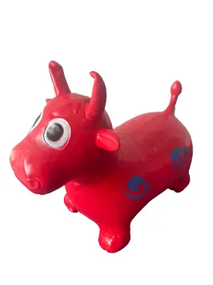 Inflatable Horsedragon And Cow Bouncy Kids Animal Hopper Ride On Play Soft Toy • £10.99