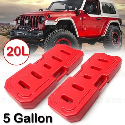 $205.19 • Buy 20L 5 Gallon Fuel Pack Fuel Can Petrol Gas Container For Jeep ATV SUV Offroad