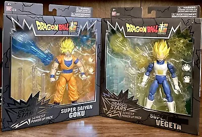 Dragon Ball Super Dragon Stars Super Saiyan Goku & Vegeta Power Up Pack Lot Of 2 • $49.99