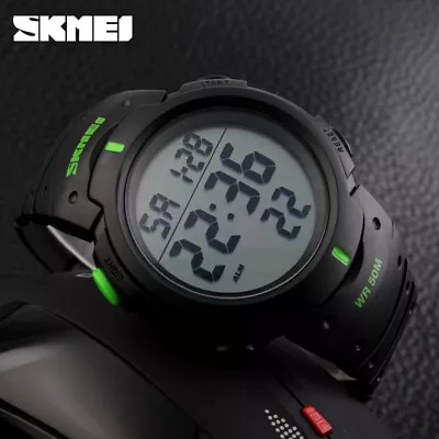 AU Skmei Extra Large Display Digital Watch Sports Stopwatch Electronic Gift HOT • $26.71