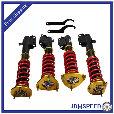 (4)Set Coilover Shocks Strut Kits For 93-2001 Subaru Impreza WRX GC8 Adj Height • $449.99