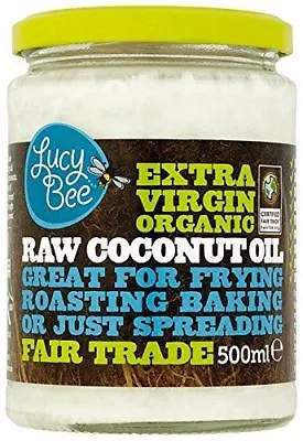Lucy Bee Extra Virgin Raw Organic Coconut Oil - 500ml • £8.68