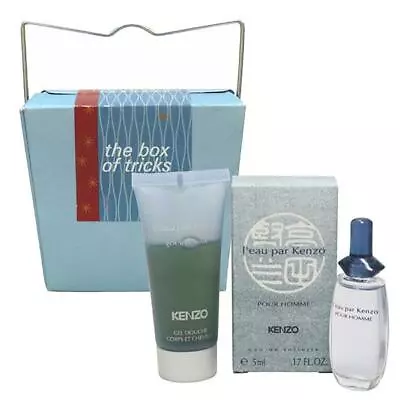 Kenzo The Box Of Tricks L'EAU PAR KENZO Pour Homme Mini & Gel Douche 2pcs Set • $22.99