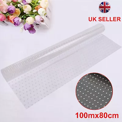 £13.69 • Buy Hot 100m X80cm White Dot Cellophane Roll Florist Craft Film Plain Wrap Hamper UK